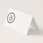 Gevouwen Visitekaartje (Achterkant)