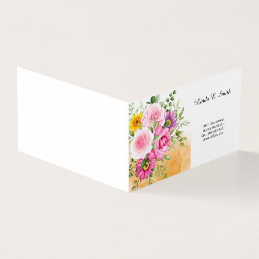 Gevouwen Visitekaartje (Buitenkant)