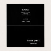 Gevouwen Visitekaartje (Buitenkant ongevouwen)