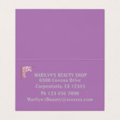 Gevouwen Visitekaartje (Binnenkant ongevouwen)