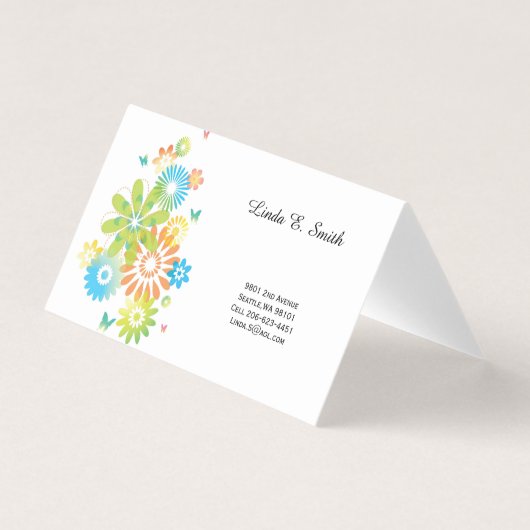 Gevouwen Visitekaartje (Voorkant)