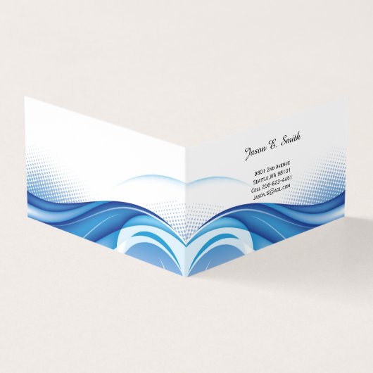 Gevouwen Visitekaartje (Buitenkant)