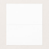 Gevouwen Visitekaartje (Binnenkant ongevouwen)