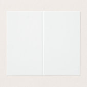 Gevouwen Visitekaartje (Buitenkant ongevouwen)