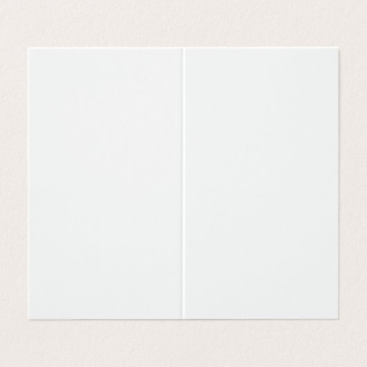 Gevouwen Visitekaartje (Buitenkant ongevouwen)