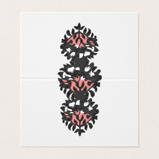 Gevouwen Visitekaartje (Buitenkant ongevouwen)