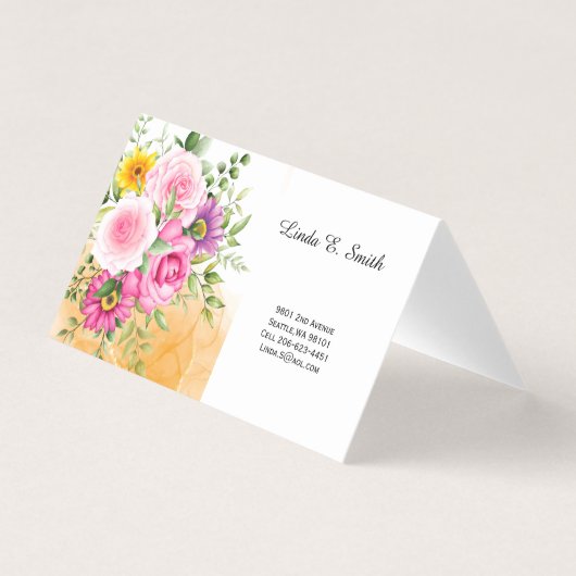 Gevouwen Visitekaartje (Voorkant)