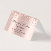 Gevouwen Visitekaartje Kaart (Achterkant)