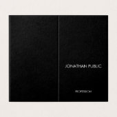 Gevouwen Visitekaartje Moderne, elegante vormgevin (Buitenkant ongevouwen)