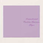 Gevouwen Visitekaartje voor verticaal boek (Buitenkant ongevouwen)