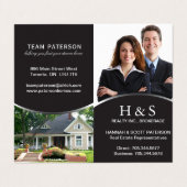 Gevouwen Visitekaartjes (Buitenkant ongevouwen)