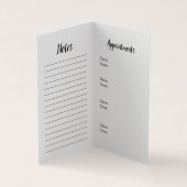 Gevouwen Visitekaartjes (Binnen)