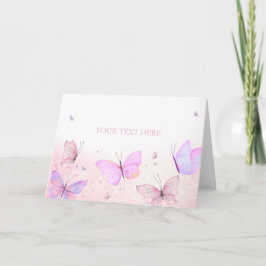 Gevouwen voedseletiket bedankkaart