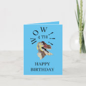 Gevouwen Wenskaart ; 4 de halve dag voor een boei Kaart (Voorkant)