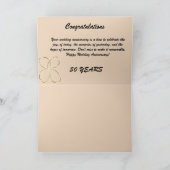 Gevouwen Wenskaart : 50 e Jubileum Kaart (Binnen)