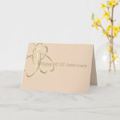 Gevouwen Wenskaart : 50 e Jubileum Kaart (Gele Bloem)