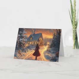 Gevouwen Wenskaart 5x7 kerst Kaart