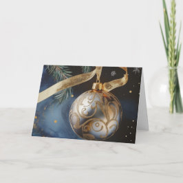 Gevouwen Wenskaart 5x7 kerst Kaart – Elegant