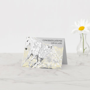 Gevouwen Wenskaart: Afstuderen Kaart