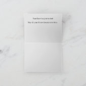 Gevouwen Wenskaart: Afstuderen Kaart (Binnen)