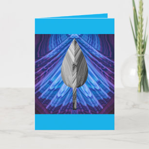 Gevouwen Wenskaart Bedankkaart