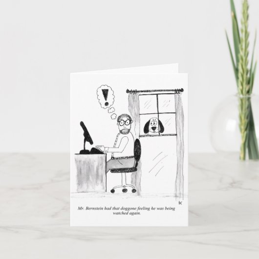 Gevouwen Wenskaart (blanco binnenin) Kaart (Voorkant)