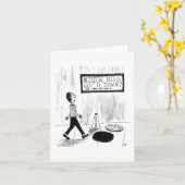 Gevouwen Wenskaart (blanco binnenin) Kaart (Gele Bloem)