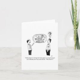 Gevouwen Wenskaart (blanco binnenin) Kaart