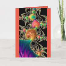 Gevouwen Wenskaart - Blank binnenin