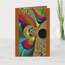 Gevouwen Wenskaart - Blank binnenin