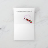 Gevouwen Wenskaart Dringende condoleances Kaart (Binnen)