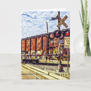 Gevouwen Wenskaart - Een goede reis! Kaart