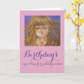 Gevouwen Wenskaart/een verjaardagswens Kaart (Gele Bloem)