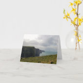 Gevouwen Wenskaart - Galway, Ierland Kaart (Gele Bloem)