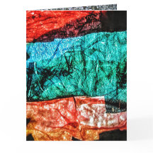 Gevouwen Wenskaart Gerecycleerde plastic foto prin