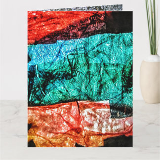 Gevouwen Wenskaart Gerecycleerde plastic foto prin Kaart