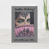 Gevouwen Wenskaart grillige verjaardag Kaart (Voorkant)