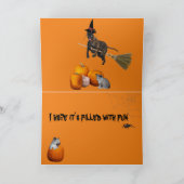 Gevouwen wenskaart Halloween Bedankkaart (Binnen)