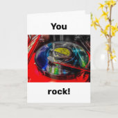 Gevouwen Wenskaart - Happy Birthday Kaart (Gele Bloem)