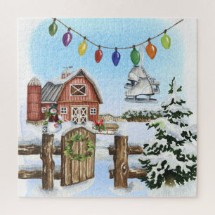 Gevouwen Wenskaart Jigzaag Puzzle Legpuzzel