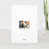 Gevouwen Wenskaart Kaart (Achterkant)