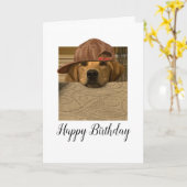 Gevouwen Wenskaart Kaart (Gele Bloem)