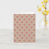 Gevouwen Wenskaart Kaart (Gele Bloem)