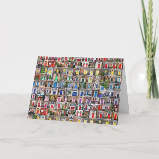 Gevouwen Wenskaart Kaart (Voorkant)