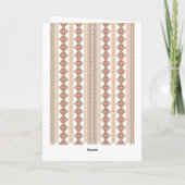 Gevouwen Wenskaart Kaart (Achterkant)