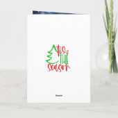 Gevouwen Wenskaart Kaart (Achterkant)