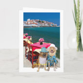 Gevouwen Wenskaart Kaart (Achterkant)