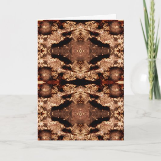 Gevouwen Wenskaart Kaart (Voorkant)