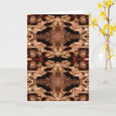 Gevouwen Wenskaart Kaart (Gele Bloem)