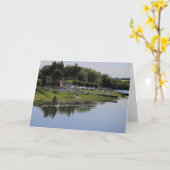 Gevouwen Wenskaart Kaart (Gele Bloem)